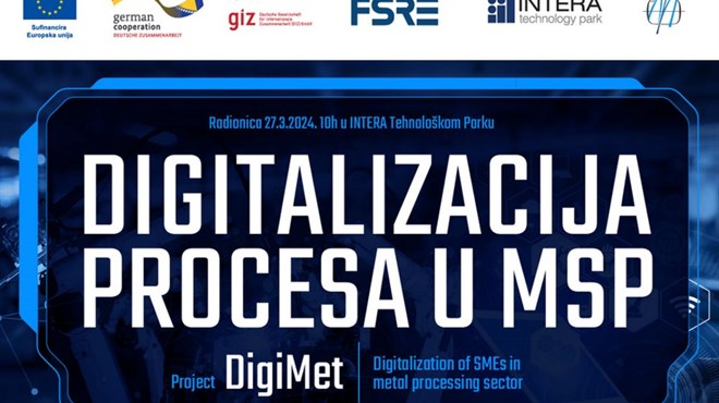 Radionica Digitalizacija procesa u MSP u INTERA Tehnološkom Parku Mostar