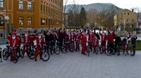 Mostar / Deseta biciklijada Djedova Božićnjaka