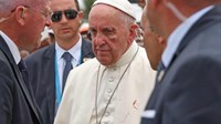 Video: Papa Franjo zadobio modricu kod oka