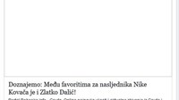 Portal Boboska je davno forsirao Dalića za izbornika i pisao HNS-u