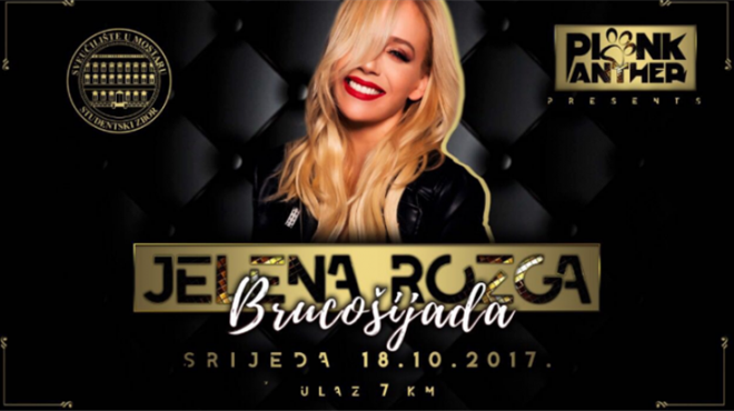 Mostar: Na Brucošijadi 2017. nastupa Jelena Rozga