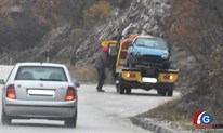 FOTO: Nova nesreća kod Gruda, policija poziva vozače na oprez