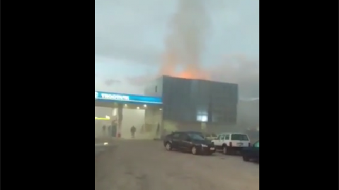 Drama u Kiseljaku: Zapalila se benzinska crpka VIDEO