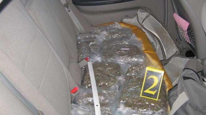 Uhićenje na granici: Ispod sjedišta auta sakrio 39 kg marihuane