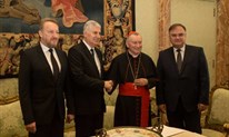 FOTO: Čović pozvao papu Franju da posjeti Mostar i Hercegovinu
