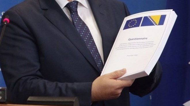 BiH trebalo čak 14 mjeseci da odgovore na upitnik Europske unije, postavili su rekord