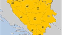 Izdato narančasto upozorenje za područje cijele BiH
