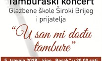 Tamburaški koncert Glazbene škole Široki Brijeg i prijatelja 'U san mi dođu tambure'