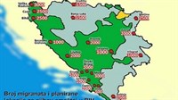Na karti i Grude: U Mostaru se planira smjestiti 3000 migranata; U Širokom Brijegu 2000...