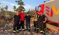 Izbio požar u Ljubuškom, sveprisutni grudski vatrogasci pomogli u gašenju