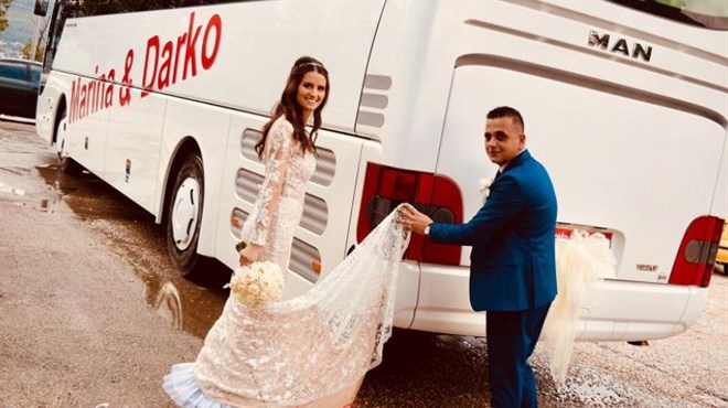Široki Brijeg: Na vjenčanje došli autobusom koji ih je spojio prije dvije godine 