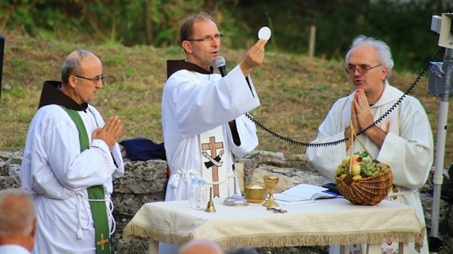 Franjevci na najznačajnijoj lokaciji kasne antike služili svetu misu