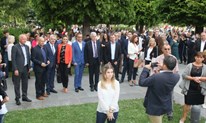 FOTO: Dužnosnici HDZ-a BiH na svetoj misi Uočnici za blagdan Male Gospe u Rami