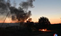 FOTO: Crni dim prekrio Grude, Civilna zaštita izdala priopćenje