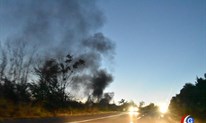 FOTO: Crni dim prekrio Grude, Civilna zaštita izdala priopćenje