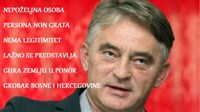 Nelegitimni Komšić poručio da HVO nije bio legalan i legitiman