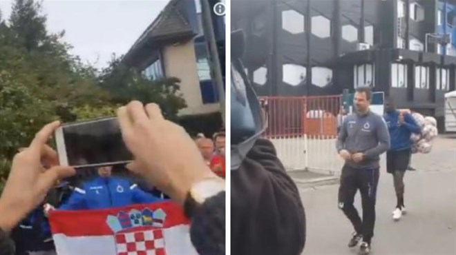 Leku su na treningu dočekale ovacije i hrvatska zastava