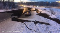 Nevjerojatan potres na Aljasci! Autocesta nestala