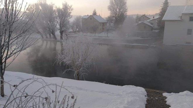 Fotografija s najhladnijeg područja u BiH ovog 12. siječnja