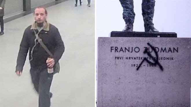 Ovaj mladić je unakazio Tuđmanov spomenik