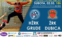 Gruđanke dočekuju ekipu ŽRK Dubica