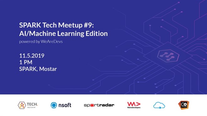 SPARK Tech Meetup #9: AI/Machine Learning Edition - otvorene prijave