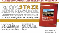 Najava: Predstavljanje knjige ''MetaStaze jedne revolucije''