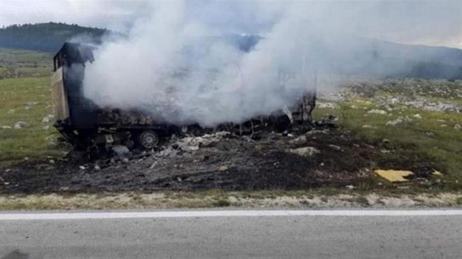 GRAHOVO: Izgorio kamion iz Čapljine, DVD iz Grahova bio nedostupan