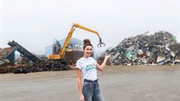 Katarina Mamić, aktualna Miss Hrvatske pokazala kako reciklirati auto-olupine