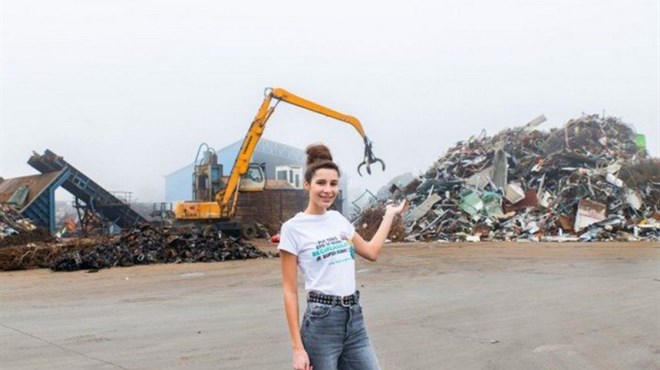 Katarina Mamić, aktualna Miss Hrvatske pokazala kako reciklirati auto-olupine