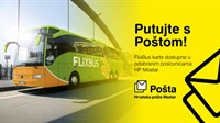 U Hrvatskoj pošti Mostar potražite svoje FlixBus autobusne karte 