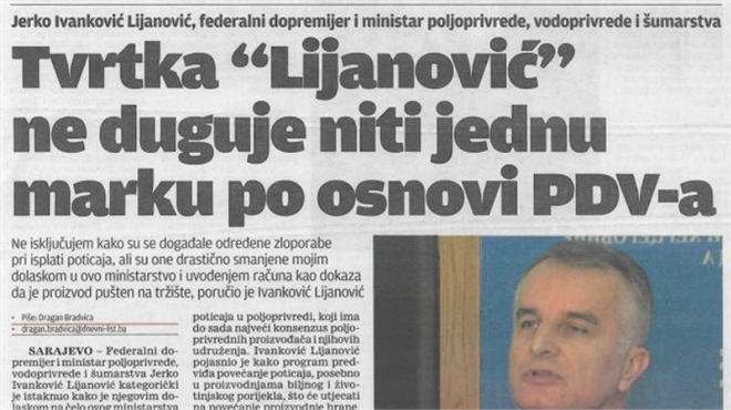 Može li Lijanović uletit? Dnevni list najavio gašenje! 