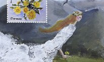 Božica proljeća Vesna na poštanskoj marki