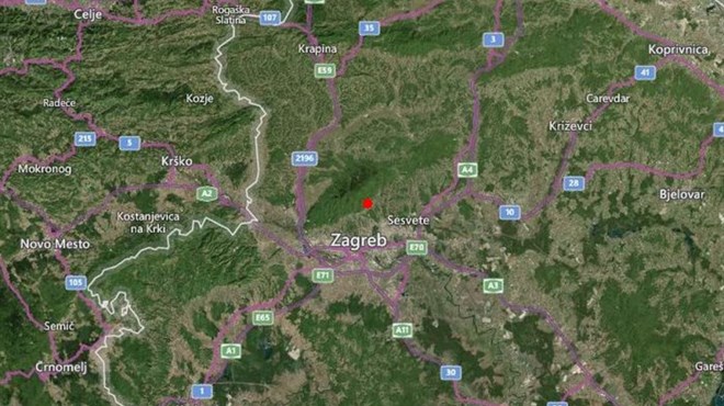 Potres u Zagrebu unutar deset najjačih