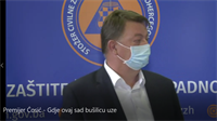 VIDEO: Premijera ZHŽ-a iznenadila bušilica prilikom obraćanja javnosti