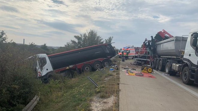 U nesreći tri kamiona poginuo Hrvat, ukupna šteta na vozilima 80 tisuća eura