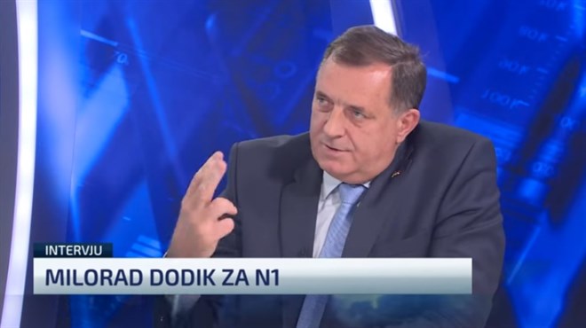 VIDEO: Prekinuta emisija N1, Dodik na sva pitanja odgovarao istom rečenicom