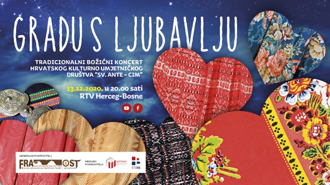 ''Gradu s ljubavlju'' božićni koncert u Mostaru u dosad neviđenom izdanju