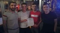 Kvizaške ikone Dominik i Ilija Mitar, Nino Grizelj i Ante Boban osvojili natjecanje u Bellamiju Grude