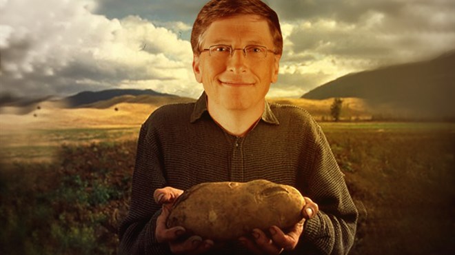 U Billa Gatesa sade se krumpiri i kapula, zemljište mu se vidi iz svemira