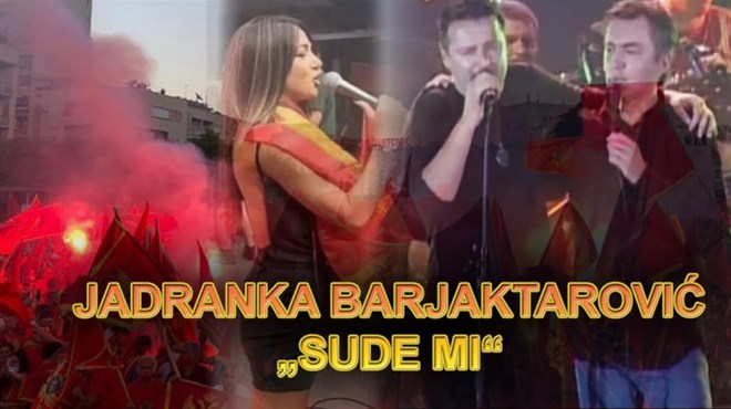 (VIDEO) Jadranka Barjaktarović zapjevala 'Sude mi' i digla Crnu Goru na noge!