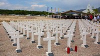 Podizanje križeva na Groblju mira – Bile za žrtve II. svjetskog rata i poraća s područja općine Grude
