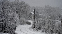 FOTO: Gust snijeg pada u Dalmaciji, stiže i u nizine Hercegovine!?