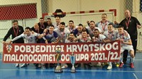 Novo Vrijeme na pogon Hercegovaca! Suton, Gašpar, Sesar i predsjednik Dugandžić proslavili naslov prvaka u Kupu Hrvatske