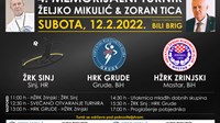 NAJAVA: U subotu 4.memorijalni turnir Željko Mikulić & Zoran Tica 