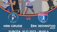 HRK Grude igra zadnju domaću utakmicu u 2022. protiv Jedinstva iz Brčkog