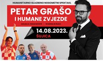 Humanitarno glazbeno nogometni spektakl ponovno u Šujici – pjeva Petar Grašo, igraju Humane zvijeze Hrvatske