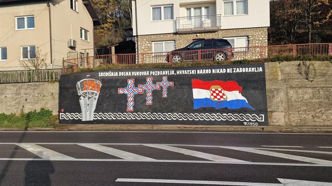 Novi Travnik se muralom naklonio Vukovaru